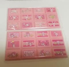 【新品・未使用】チョコブロックシール2枚マイメロ＆ピアノ/ウィッシュミーメールのサムネイル