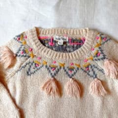 ルイーズミーシャ Louise Misha 刺繍タッセル付ニット 4y 110のサムネイル