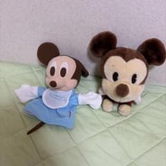 Disney 미키 마우스 봉제인형 2체 세트