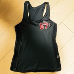 【美品】Issue of Dance67ZUMBAタンクトップ M 黒 メッシュのサムネイル