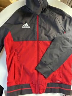adidas ピステ・ウィンドブレーカー Lサイズ 赤/黒のサムネイル