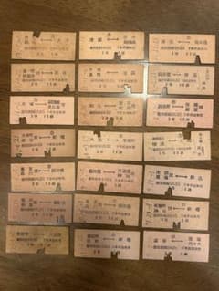 m1-15／お手持ちの硬券をキーホルダーに！／A型・B型組み合わせ自由5個