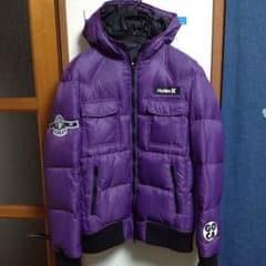 HURLEY ダウンジャケット L 紫のサムネイル