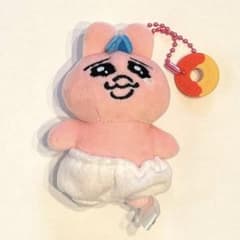 おぱんちゅうさぎ ぬいぐるみキーホルダー ボールチェーン付き もちもちマスコットのサムネイル