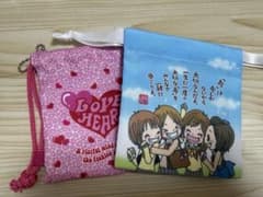 平成レトロファンシーLOVE HEART 明日もずっとラブ友ミニ巾着ポーチセットのサムネイル