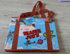Trader Joe's カラフルトートバッグ 折りたたみ式のサムネイル
