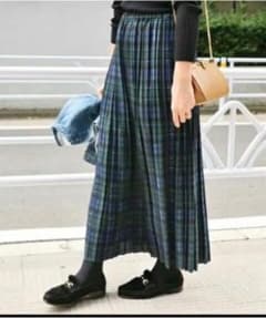イエナ チェックプリーツスカート38のサムネイル