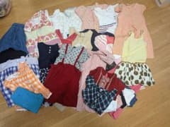 ☆美品多数☆130女の子まとめ売り３５点おまけ付きのサムネイル