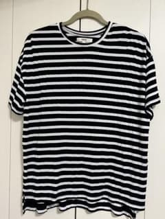OZOC 黒と白のストライプ Tシャツ 38のサムネイル