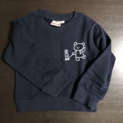 こぐまちゃん 紺色 トレーナーのサムネイル
