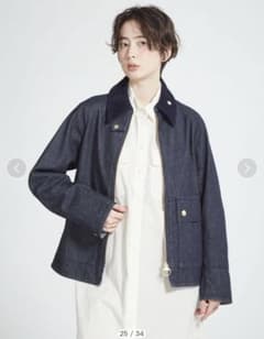 未使用級✨バブアー CRAWLEY クロウリー デニムジャケットL完売インディゴ