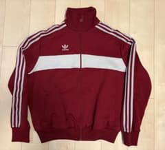 adidas 80s トラックジャケット XL バーガンディ - メルカリ