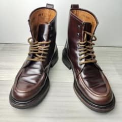 【美品】GUCCI ブーツ 美品】GUCCI ワークブーツ レースアップブーツ 25.5cm - メルカリ