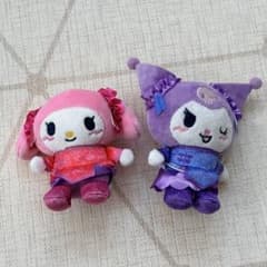 サンリオキャラクターズ　ハオハオネオンタウン　マスコット　マイメロ　クロミ