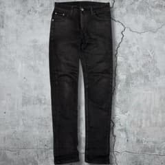 00sBe-in JEANS スリム デニム 黒フェード ギミック ストリート