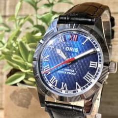 オリス Oris メンズ腕時計 アンティーク ビンテージ 手巻き ブラック レアのサムネイル