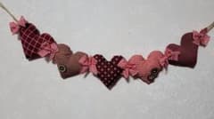 ハンドメイド☆カントリーハートのオーナメント♡のサムネイル