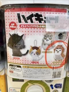 ハイキュー!! どうぶつぷちマスコットぬいぐるみ アカアシフクロウのサムネイル