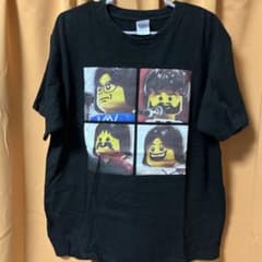 レゴ風キャラクター Tシャツ 黒のサムネイル