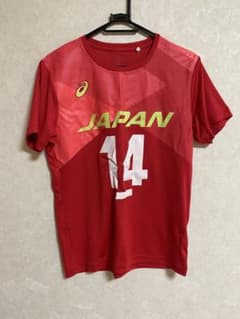asics バレーボール 日本代表 レプリカTシャツ 石川祐希 Mサイズのサムネイル