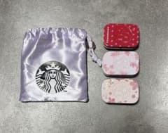 スタバ　巾着　アフターケアミント缶のサムネイル