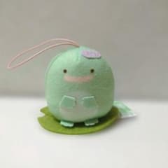 すみっコぐらし　はすにのっかりちびマスコット　とかげ(ほんもの)