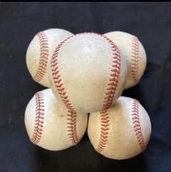 美品硬式野球ボール 5個セットのサムネイル