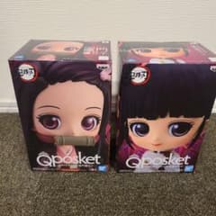귀멸의 칼날 Qposket 竈門禰豆子&栗花落カナヲ 피규어
