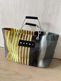 MARNI マルニ フラワー ストライプバッグ ミニのサムネイル