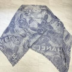 CHANEL シャネル カシシル ココマーク カメリア スカーフ ストール