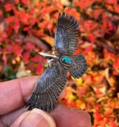 ホリゾンブルー 7cmイーグル　ボルダーオパール ホリゾンブルー 7cmイーグル ボルダーオパール - メルカリ