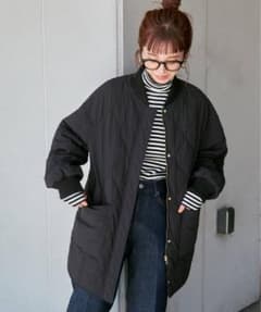B.C STOCK  リブ付き中綿ブルゾンのサムネイル