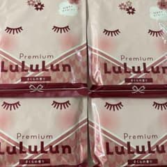 Lululun プレミアム フェイスマスク さくらの香り 4袋のサムネイル