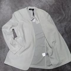 新品 1PIU1UGUALE3 RELAX ノーカラージャケット XXL 白のサムネイル