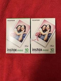 FUJIFILM instax mini インスタントフィルム 10枚入り2個のサムネイル
