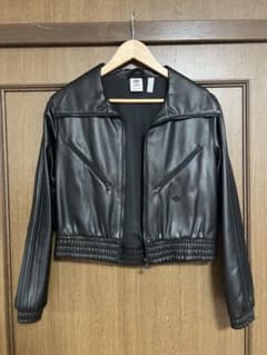 【adidas originals】フェイクレザージャケット Mのサムネイル