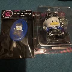 あ*)様 サンリオ　ハッピーくじ あひるのペックルのフィギュアとラバーコインケーのサムネイル