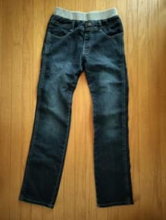 ストレッチ　デニム　パンツ　良く伸びて動きやすい　イオン　160 キッズのサムネイル