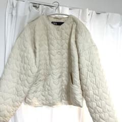 ZARA ハートキルティングジャケット　Sのサムネイル