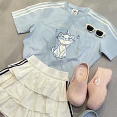 Y2K♡adidas originals マリーちゃんTシャツのサムネイル