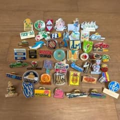 P501 50個 フランス ピンバッジ 大量 まとめ売り まとめて セット 卸売