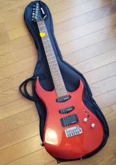 FERNANDES※赤色エレキギター ハムバッカー　ケース　ストラップ付き 最終価格※FERNANDES※赤色エレキギター ハムバッカー ケース - メルカリ