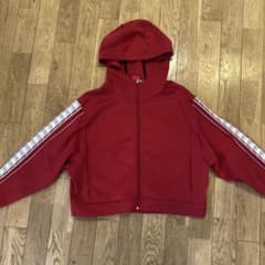 Kappa フーデッド ジャージ ジャケット レッドのサムネイル