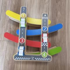 Hape 木製 スロープトイ 知育玩具　カースライダーのサムネイル