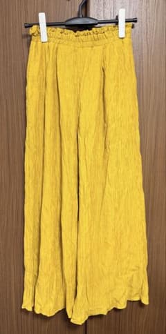ROSE BUD ワイドパンツ イエロー Fサイズのサムネイル