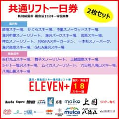 新潟18スキー場1日券（苗場、かぐら、岩原、神立、GALA湯沢、石打丸山他）のサムネイル
