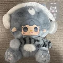 Yooki グレーのオオカミぬいぐるみ m46987043547_1.jpg?1758221037