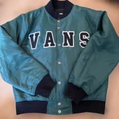 VANS グリーン ボタンジャケット Sのサムネイル