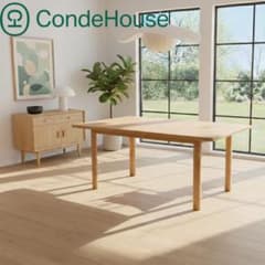 美品 CONDEHOUSE カンディハウス ダイニング テーブル 150 天然木