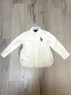 Ralph Lauren Bigポニーホワイト長袖シャツ 3Tのサムネイル